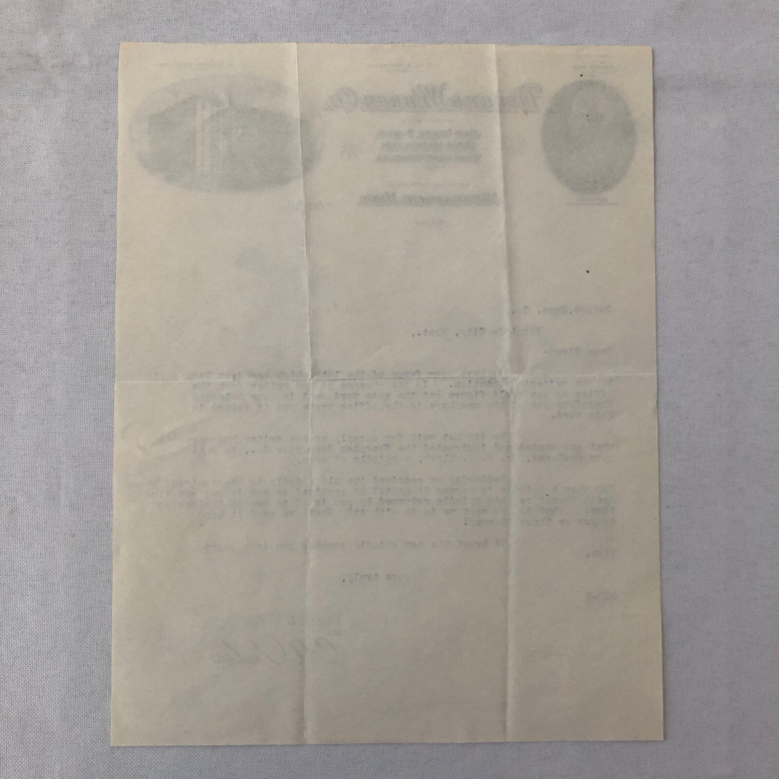 1910 John Deere and Webber Company Minneapolis Minnesota Letter Letterhead