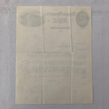 1910 John Deere and Webber Company Minneapolis Minnesota Letter Letterhead