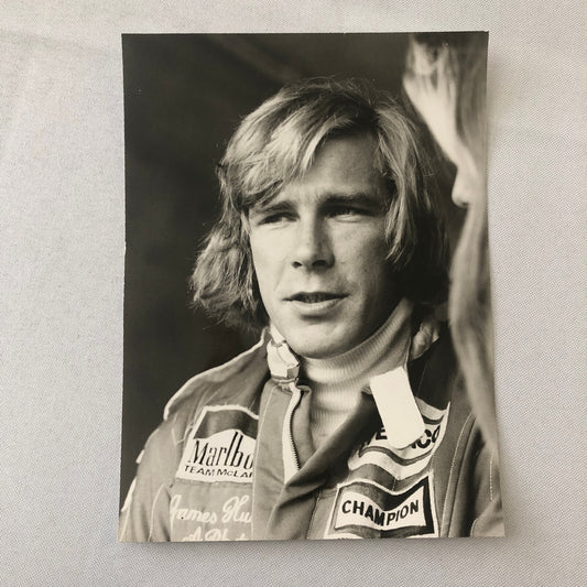 James Hunt Grand Prix Formula One F1 Racing Driver Portrait Photo Photograph