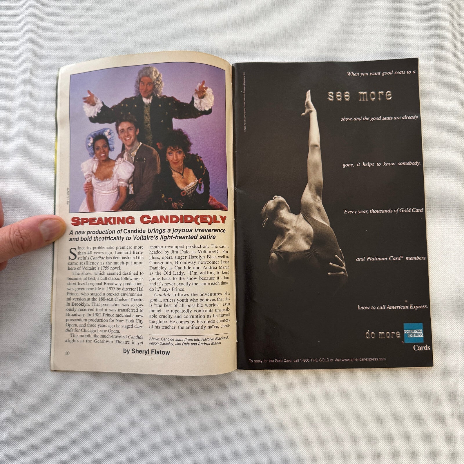 William H Macy Signed Playbill The Joy of Going Somewhere Definite 1997 Auto