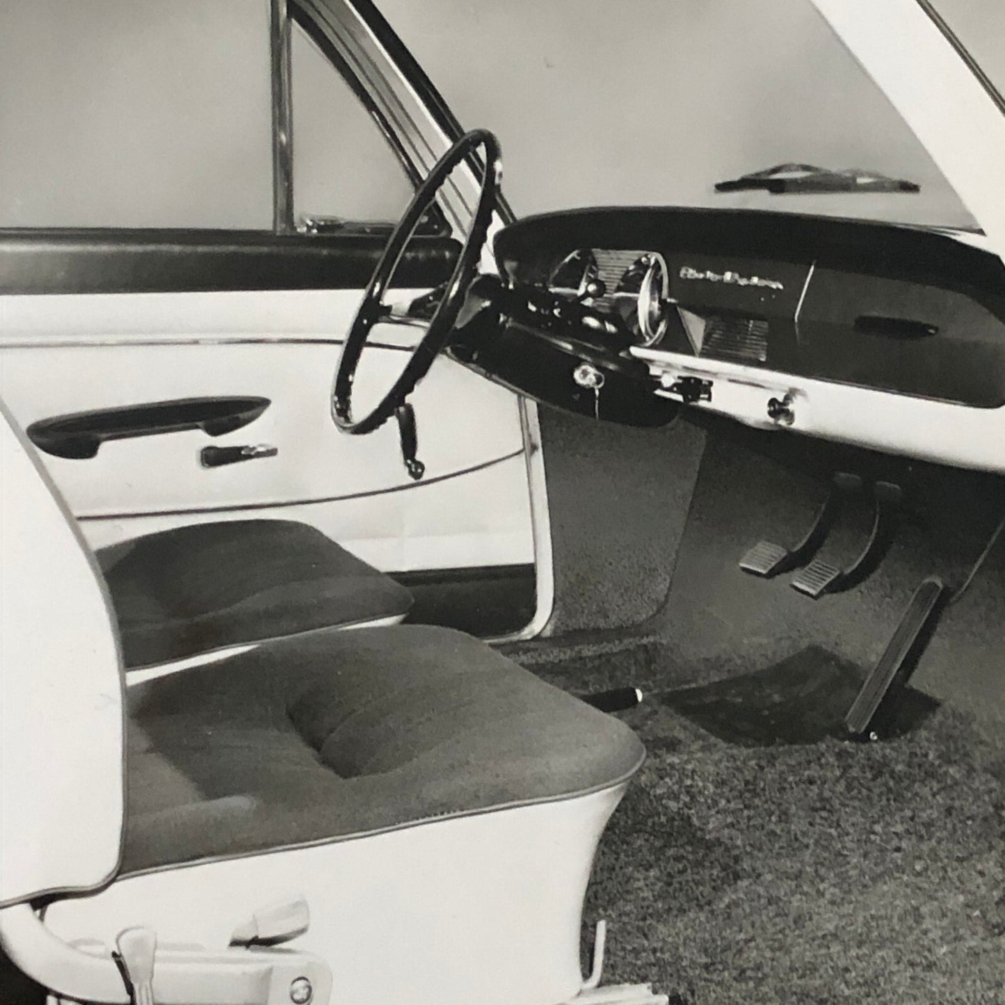 Auto Union DKW F102 Car Interior Photo Photograph Vintage F 102