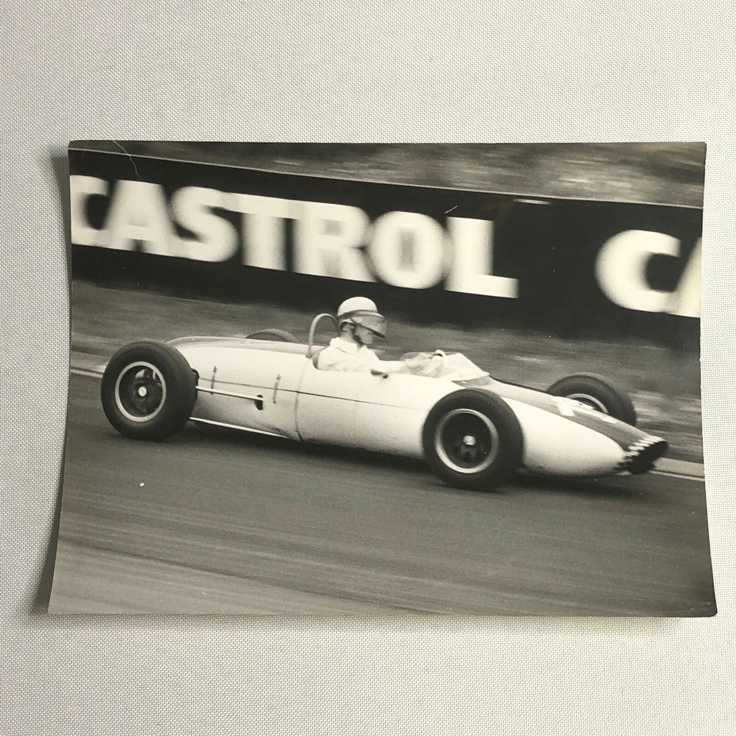 Vintage Car Racing Photo Photograph Print - 1961 Brands Hatch 