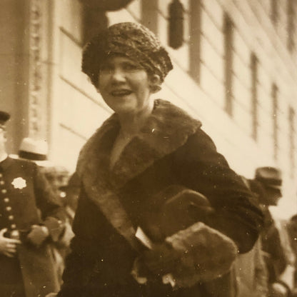 Press Photo Photograph Thomas Mooney Wife at Pardon Hearing San Francisco