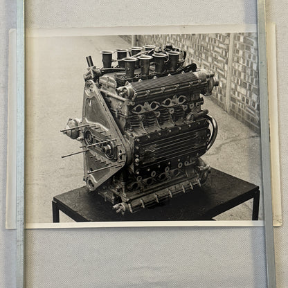 BRM H16 Grand Prix Racing Car Engine Photo Photograph Print Vintage