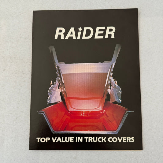 Raider Truck Cap Cover Sales Brochure Catalog Vintage Dodge Ford Chevrolet +