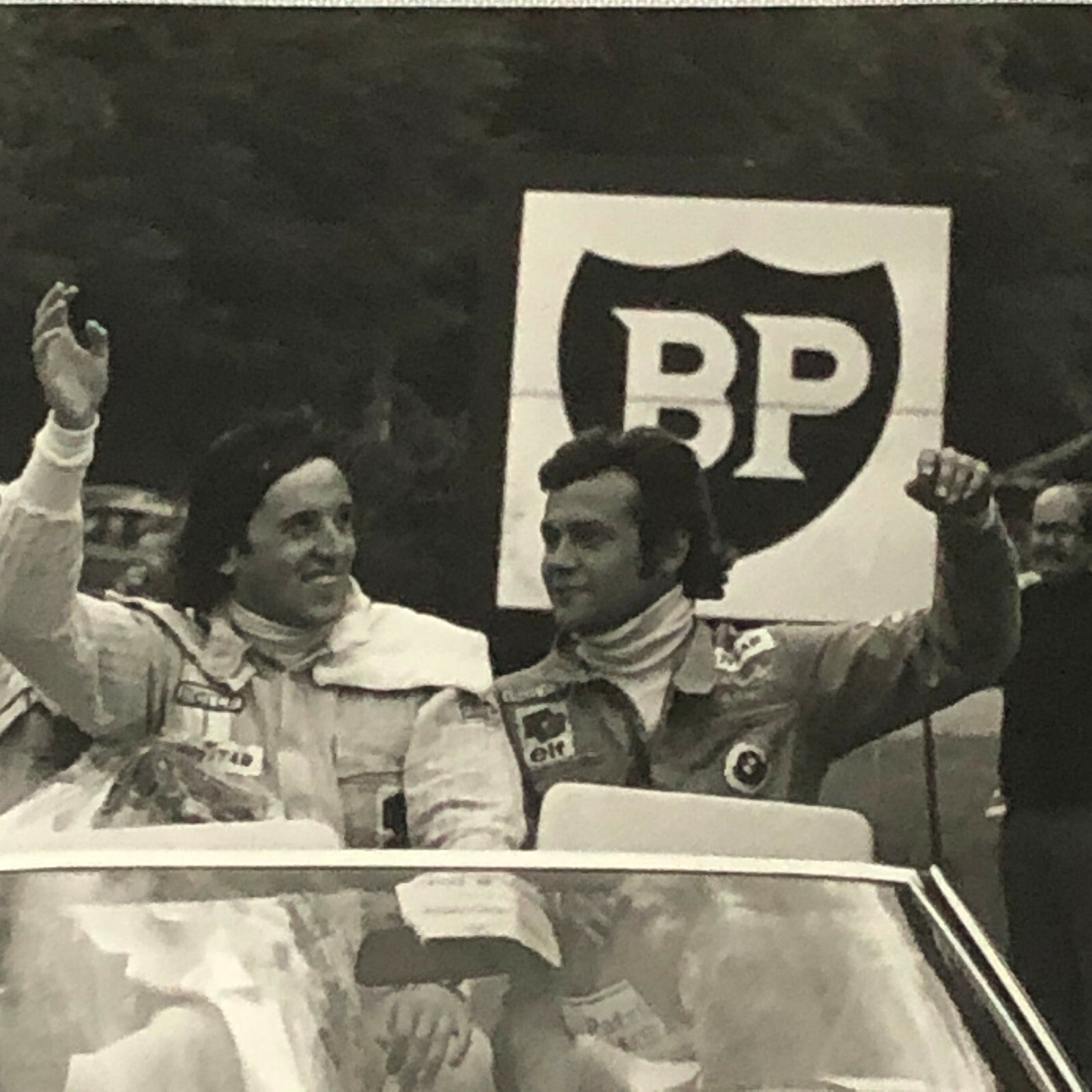 Vintage 1975 Formula 2 F2 Racing Photo Photograph Rouen Grand Prix Drivers 