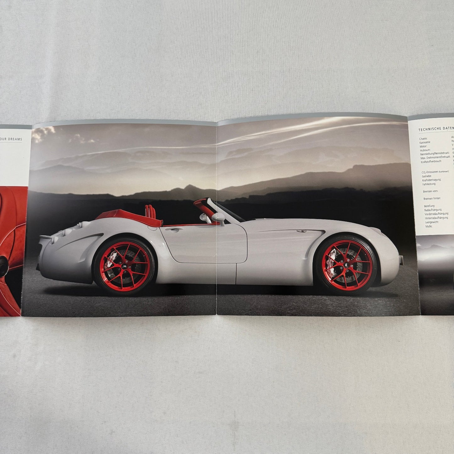 2009 Wiesmann Roadster MF5 Brochure Catalog Sports Car GERMAN Text