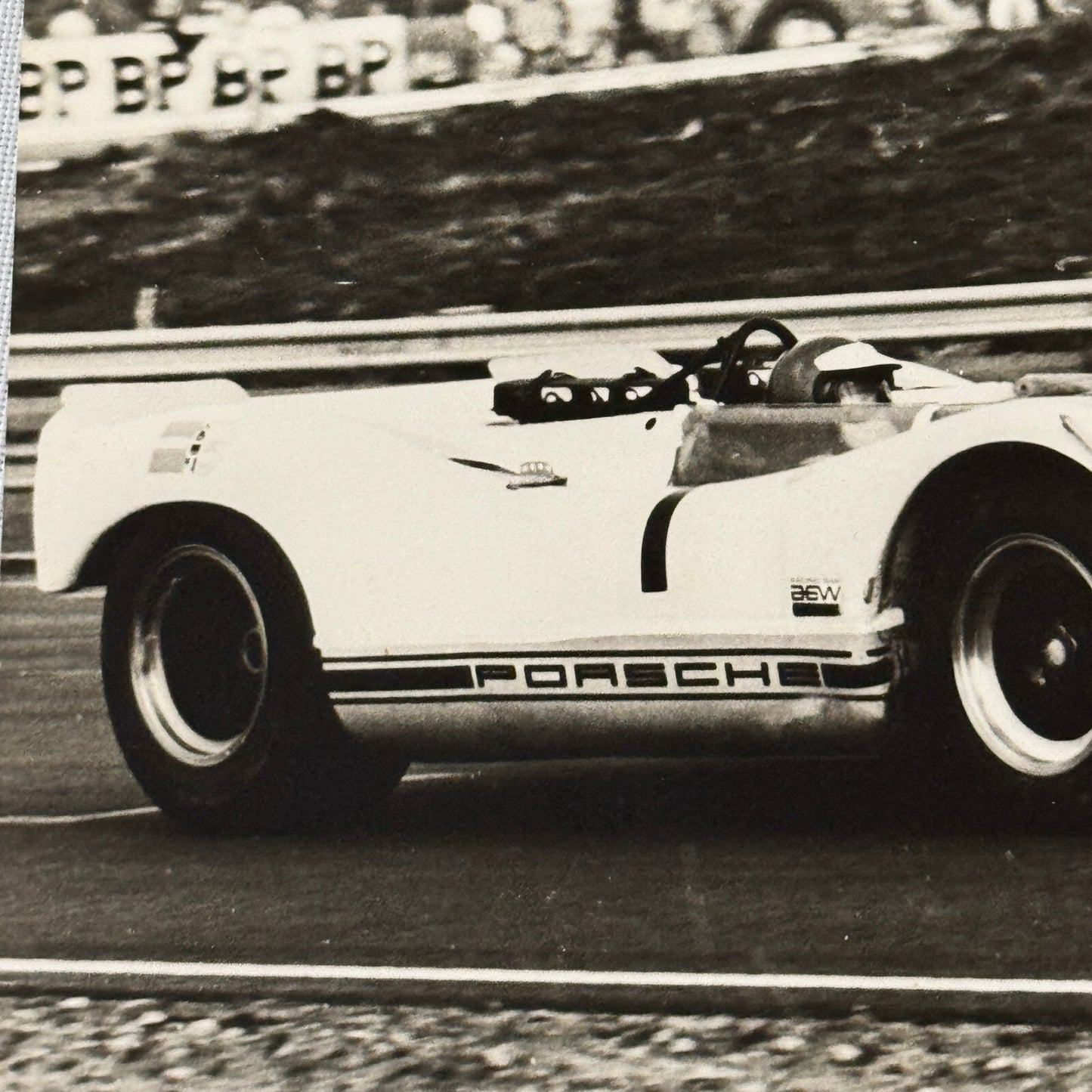 Vintage Porsche Racing Car Photo Photograph