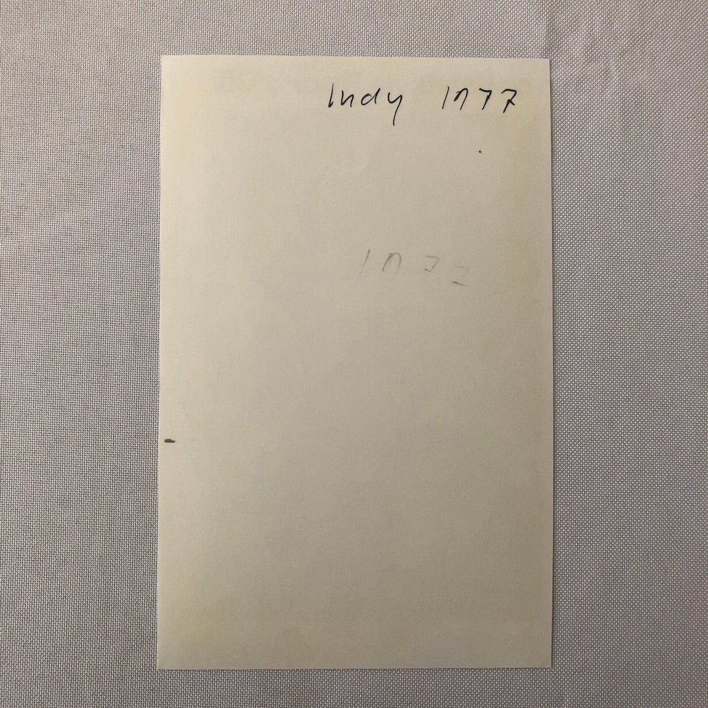 Vintage Indy Indianapolis Racing Photo Photograph AJ Foyt A.J. Foyt 1977