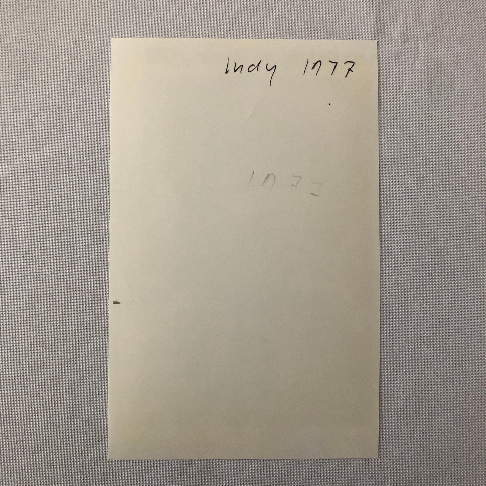 Vintage Indy Indianapolis Racing Photo Photograph AJ Foyt A.J. Foyt 1977