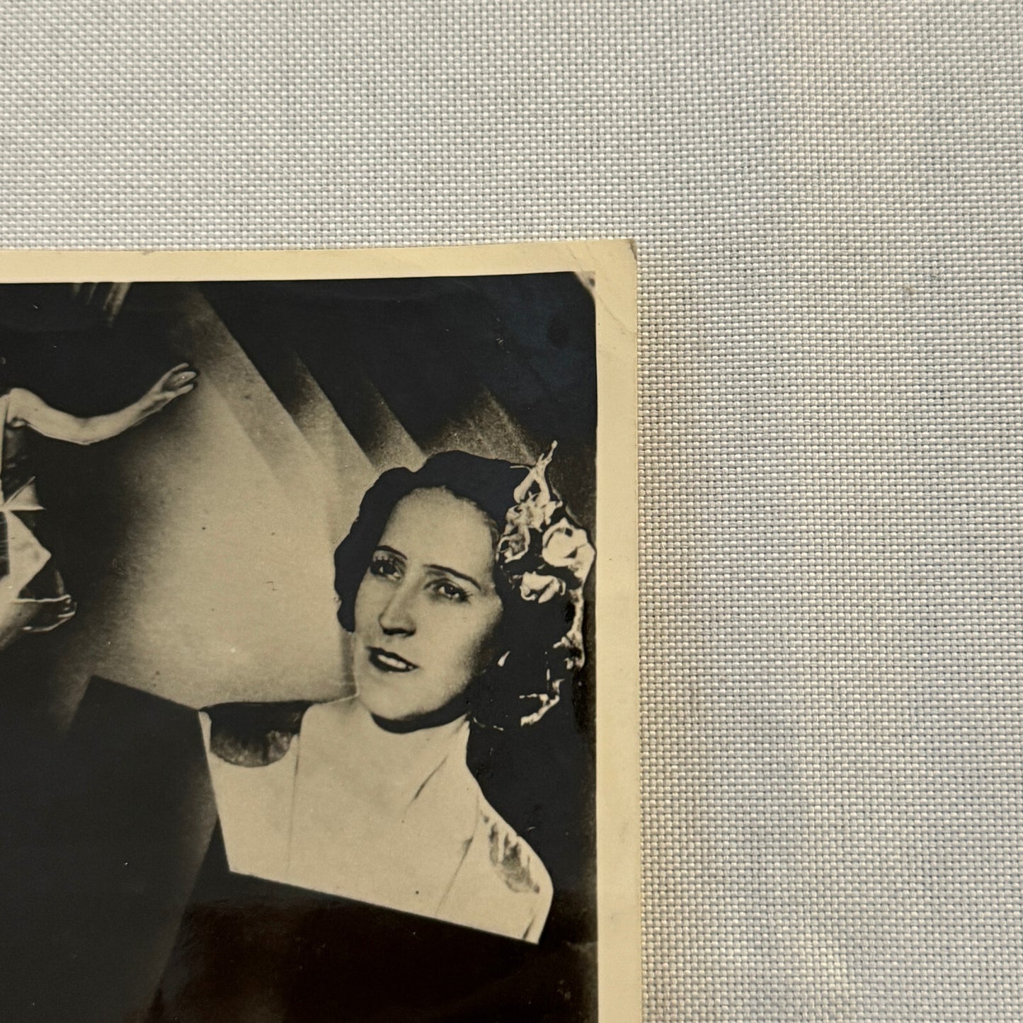 Vintage Circus Acrobat Balancing Act Photo Photograph Burck and Partner FRENCH