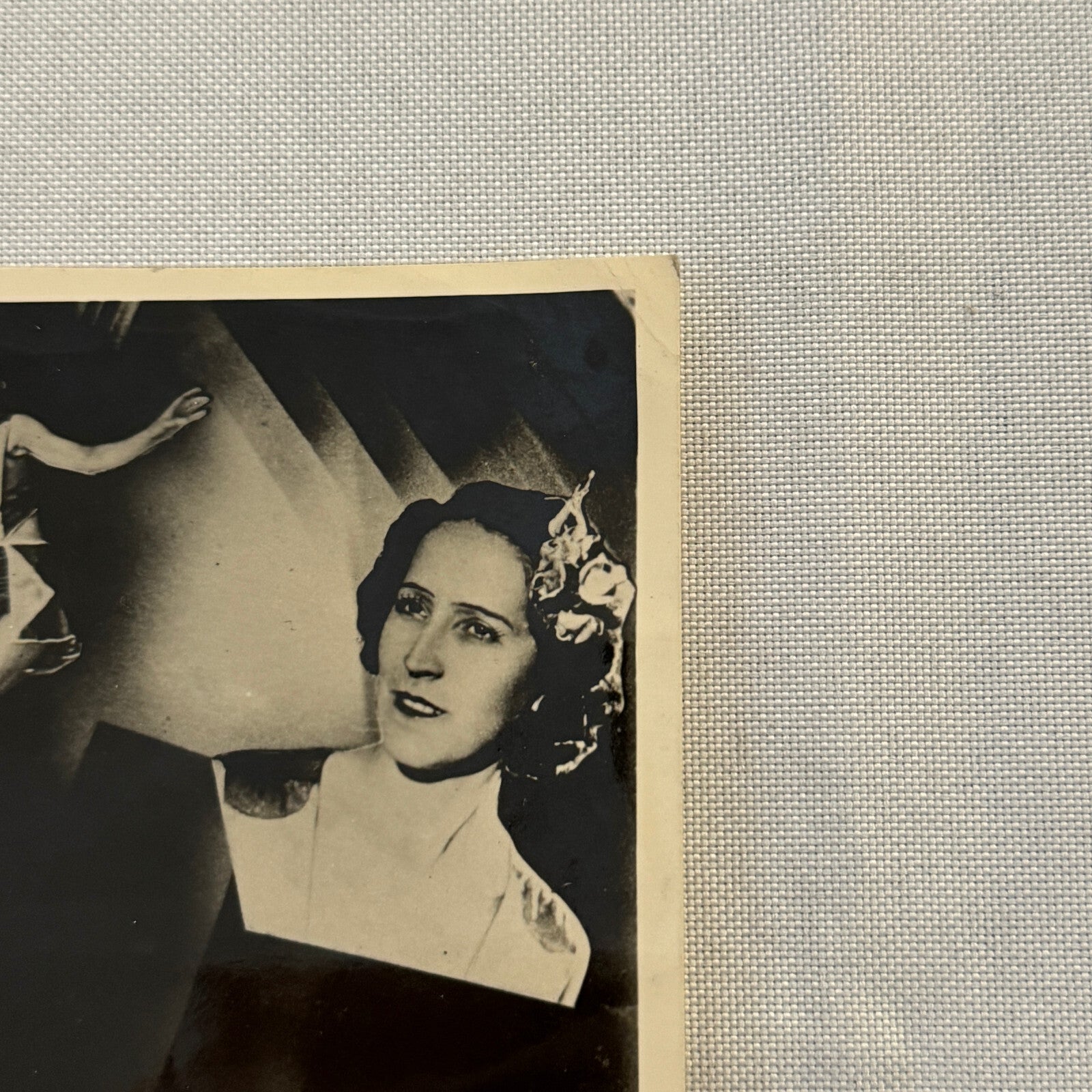 Vintage Circus Acrobat Balancing Act Photo Photograph Burck and Partner FRENCH