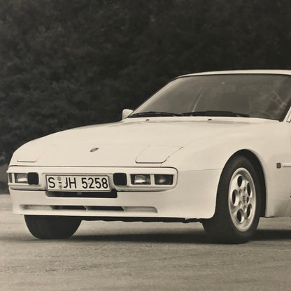 Vintage Porsche 944 Factory Press Photo Photograph Werkfoto