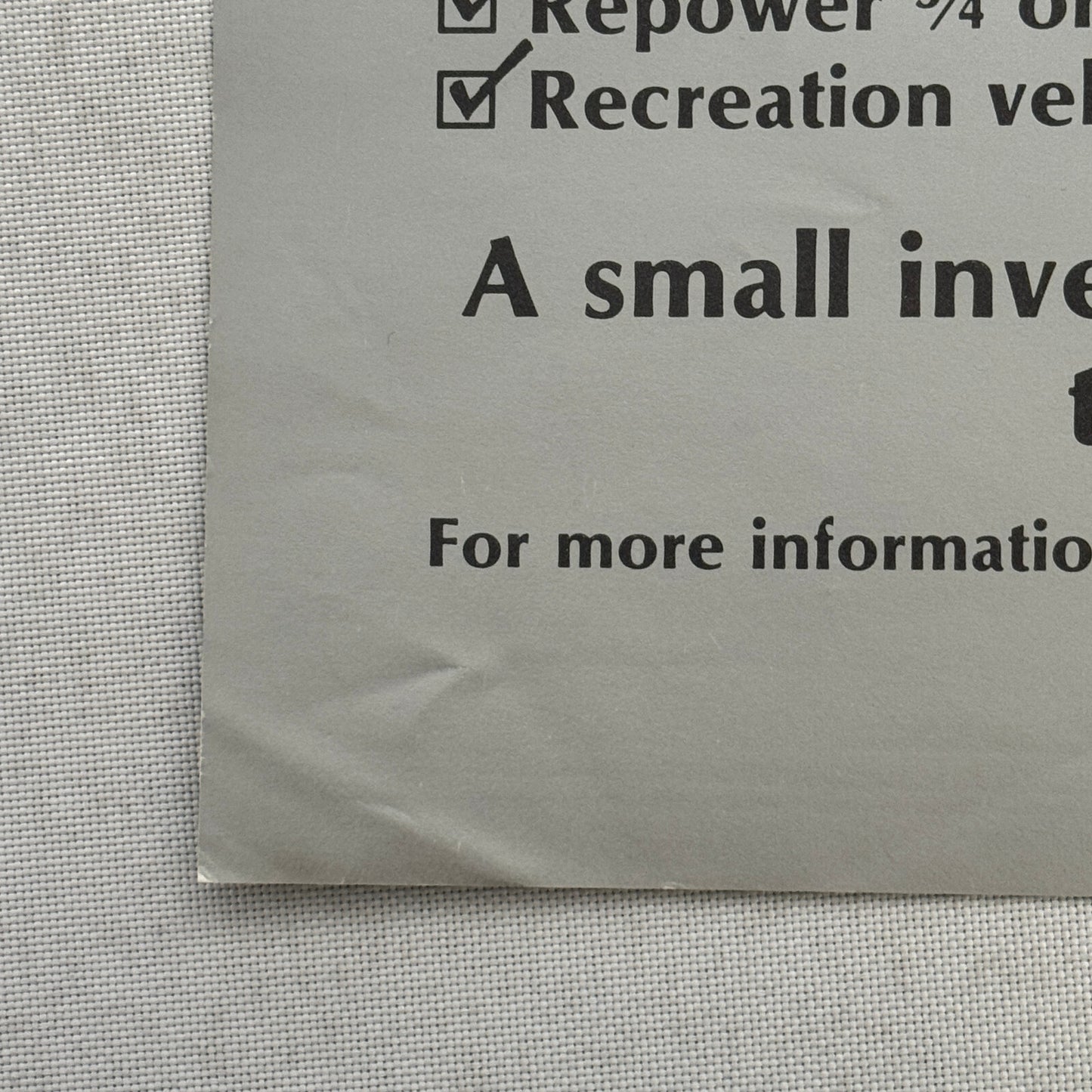 Isuzu Diesel Engine Sales Sheet Brochure Vintage Motorhome RV Camper Truck QD