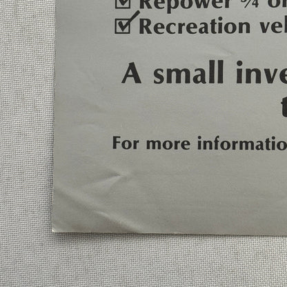 Isuzu Diesel Engine Sales Sheet Brochure Vintage Motorhome RV Camper Truck QD