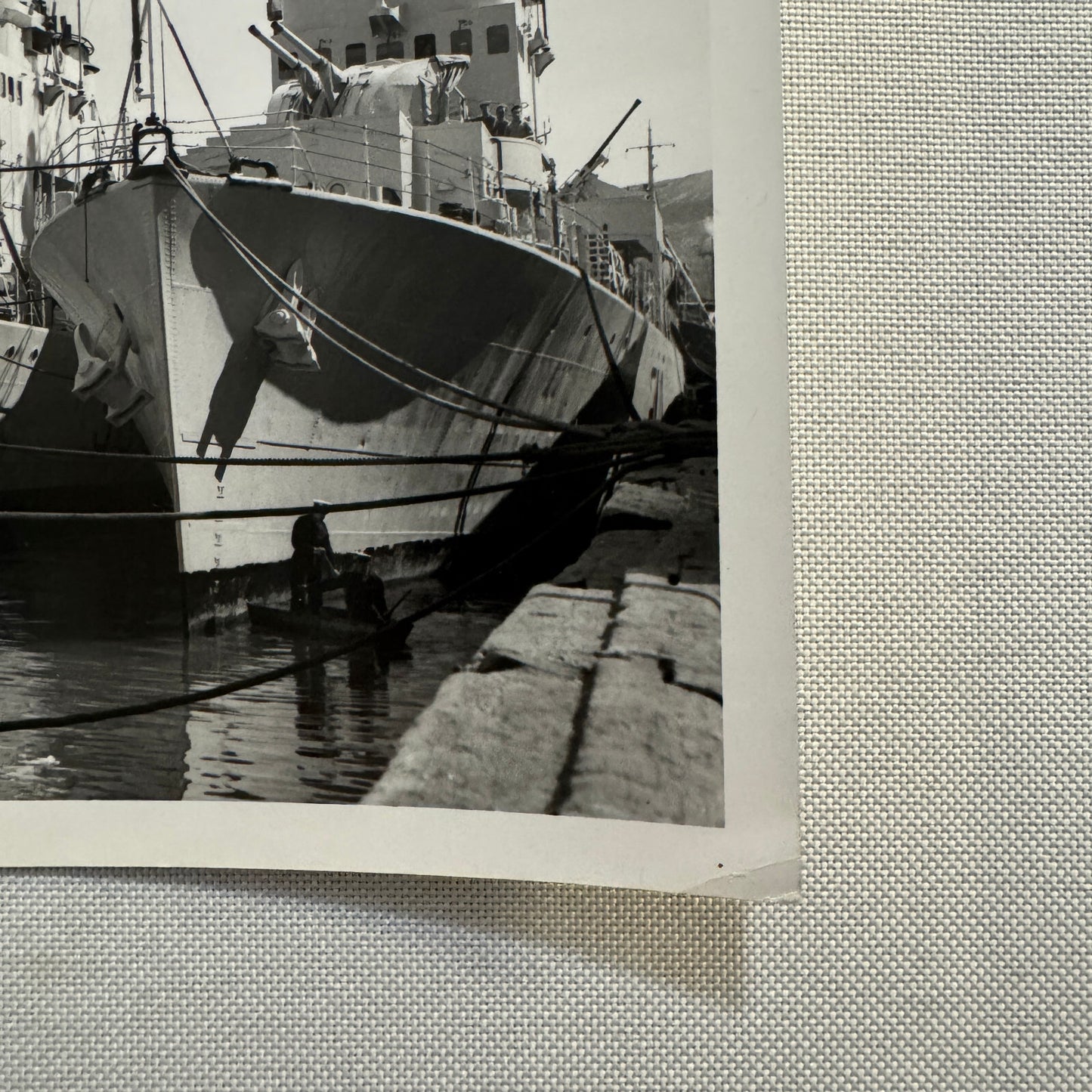 Vintage Military Ship Boat Photo Photograph Royal Canadian Navy