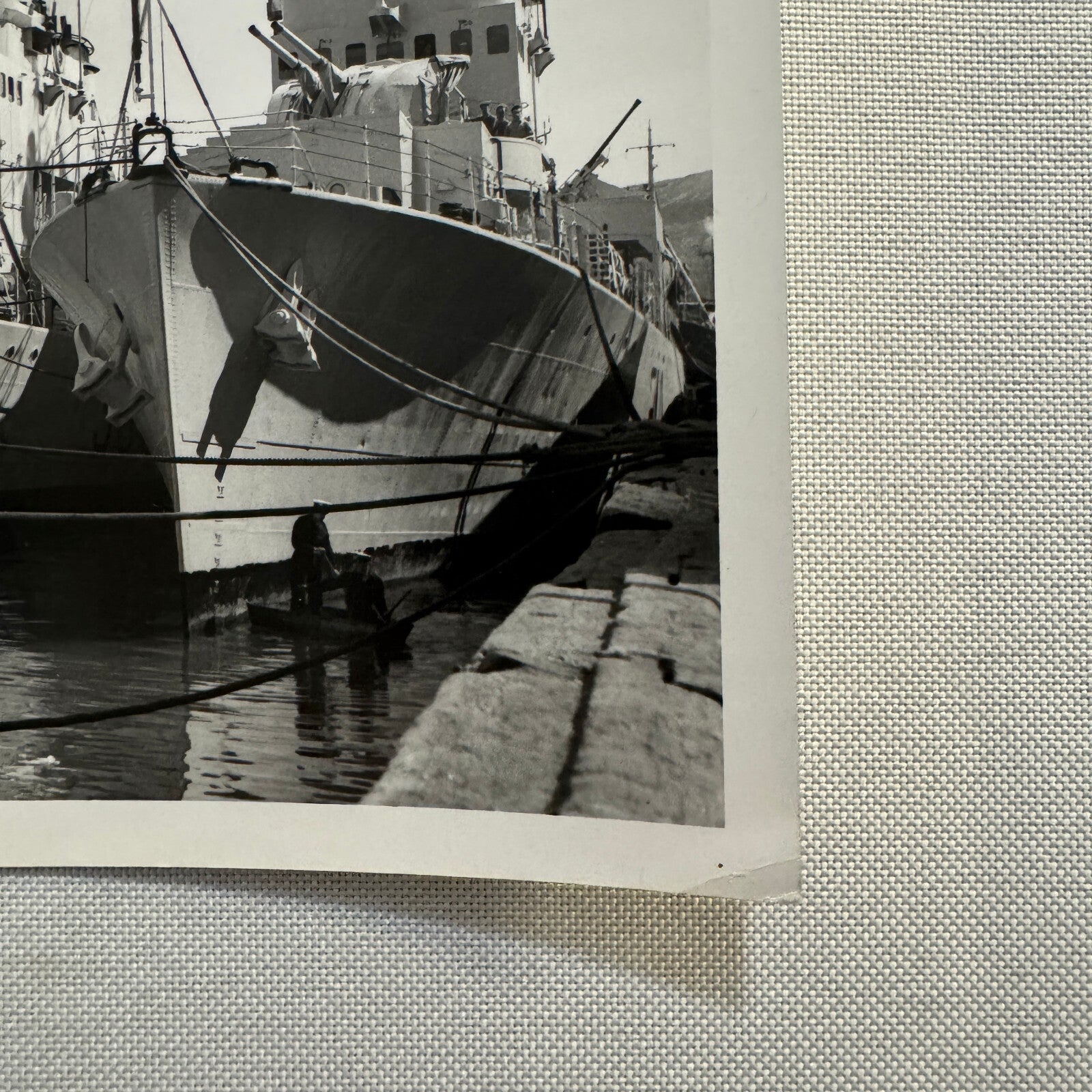 Vintage Military Ship Boat Photo Photograph Royal Canadian Navy