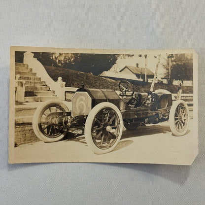 Vintage Racing Car Photo Photograph Antique Motorsport Print Unidentified