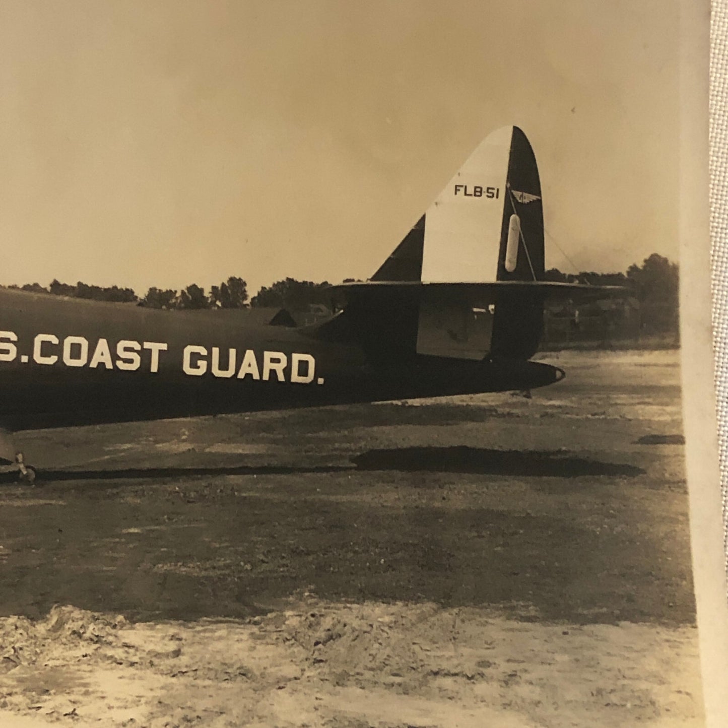 United States Coast Guard Vintage Airplane Aircraft Plane Photo Photograph