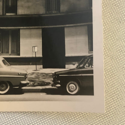 Vintage Photo Photograph Cars on Street France French ? Tag AL22SM1