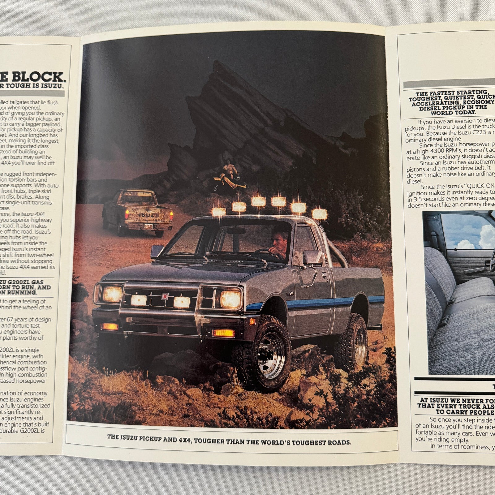 1983 Isuzu Pickup Truck Sales Brochure Catalog 4x4