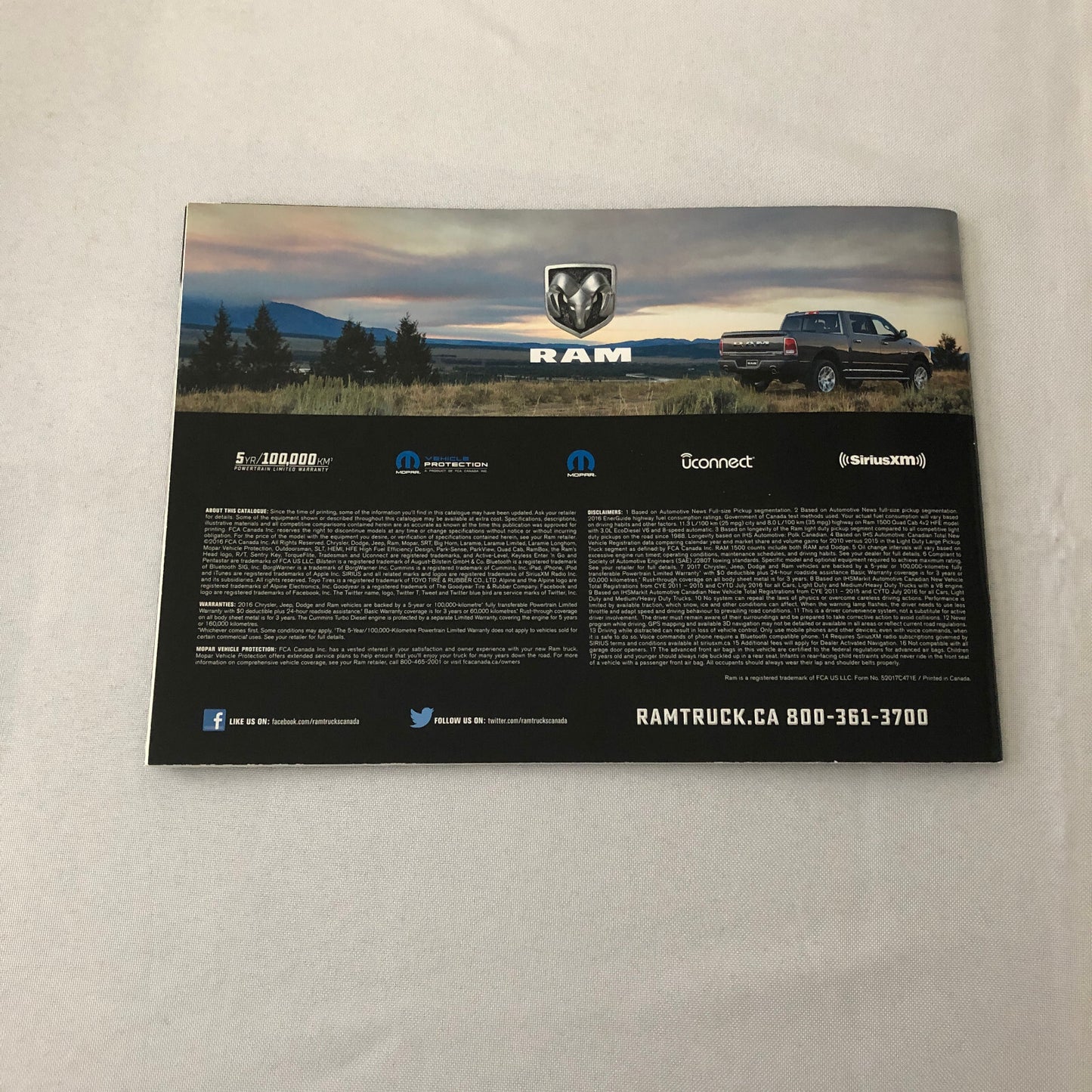 2017 Dodge Ram 1500 Pickup Truck Sales Brochure Catalog Rebel Laramie Longhorn +