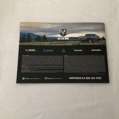 2017 Dodge Ram 1500 Pickup Truck Sales Brochure Catalog Rebel Laramie Longhorn +