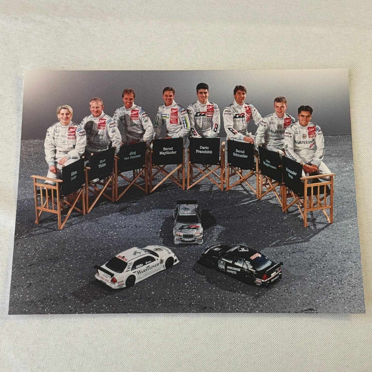 1996 Mercedes ITC AMG Racing Press Kit Dario Franchitti Ellen Lohr Kurt Thiim