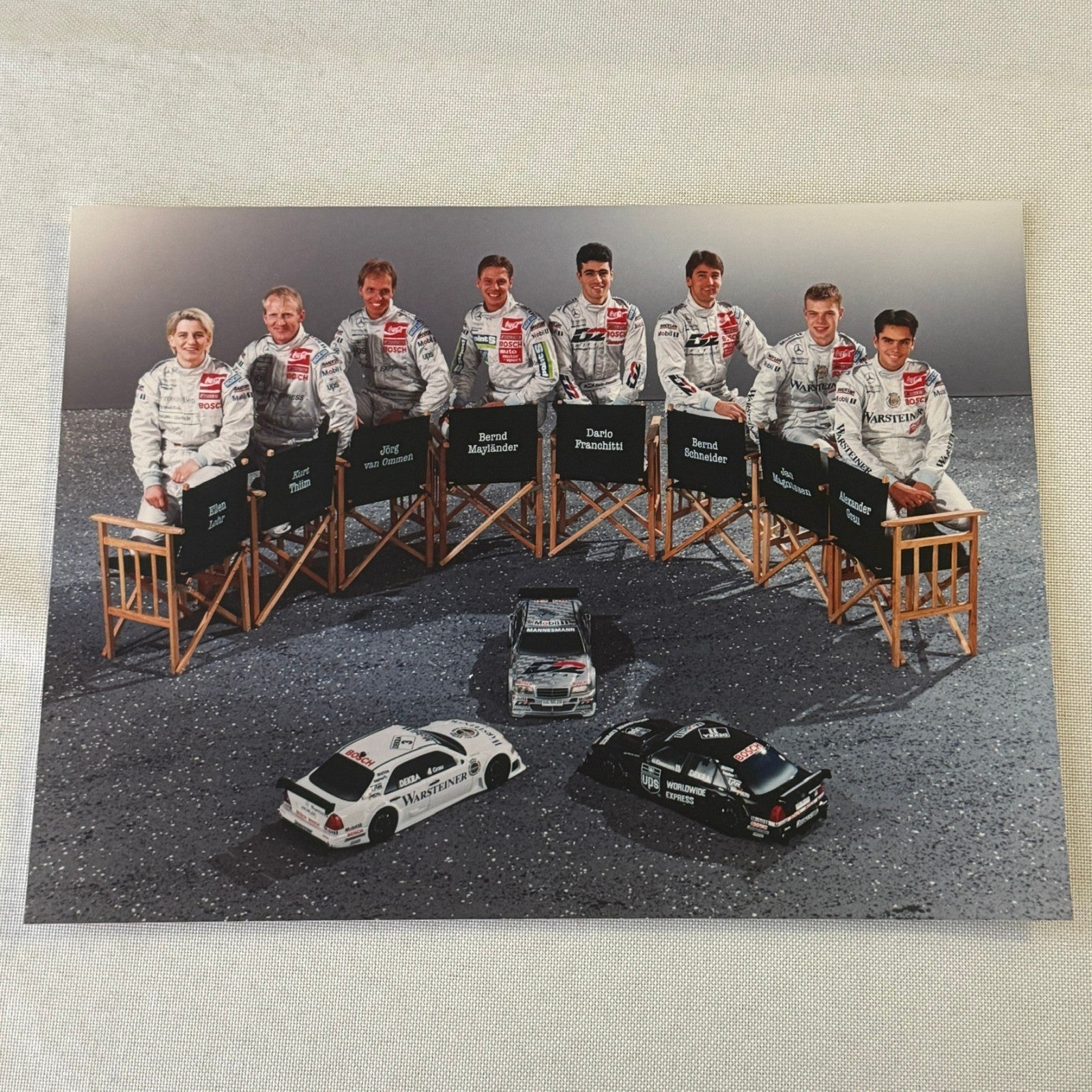 1996 Mercedes ITC AMG Racing Press Kit Dario Franchitti Ellen Lohr Kurt Thiim