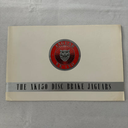 Jaguar XK150 Drophead Convertible and Fixed Head Coupe Sales Brochure Catalog