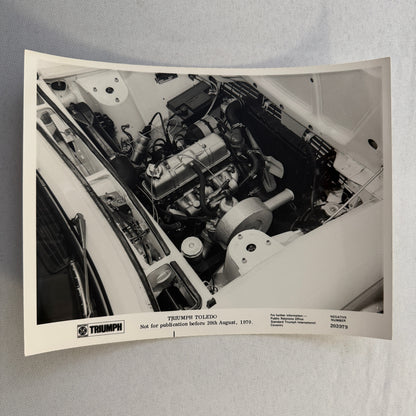 Triumph Toledo Car Factory Press Photo Photograph Print 1971