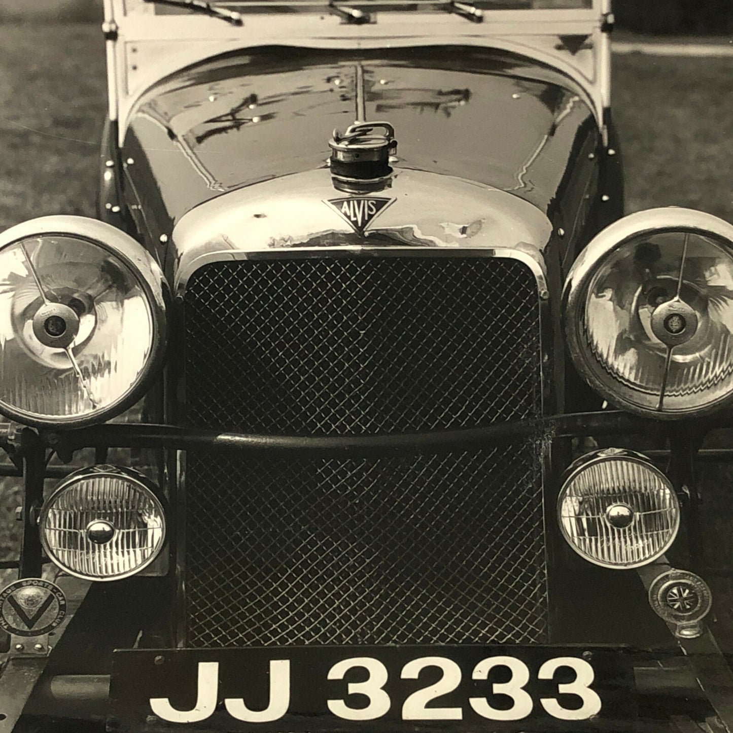 Vintage Alvis Car Photo Photograph Print - Auction Catalog Image ? 