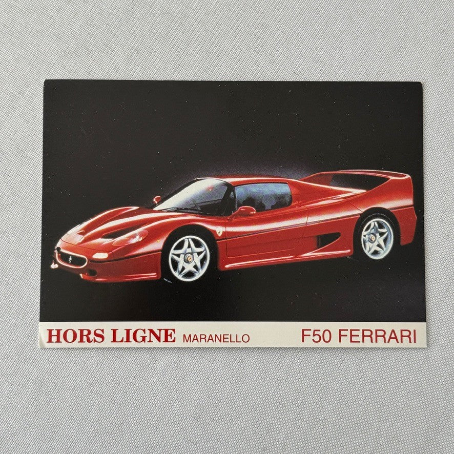 Ferrari F50 Supercar Postcard Post Card