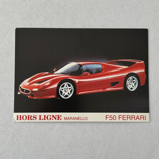 Ferrari F50 Supercar Postcard Post Card