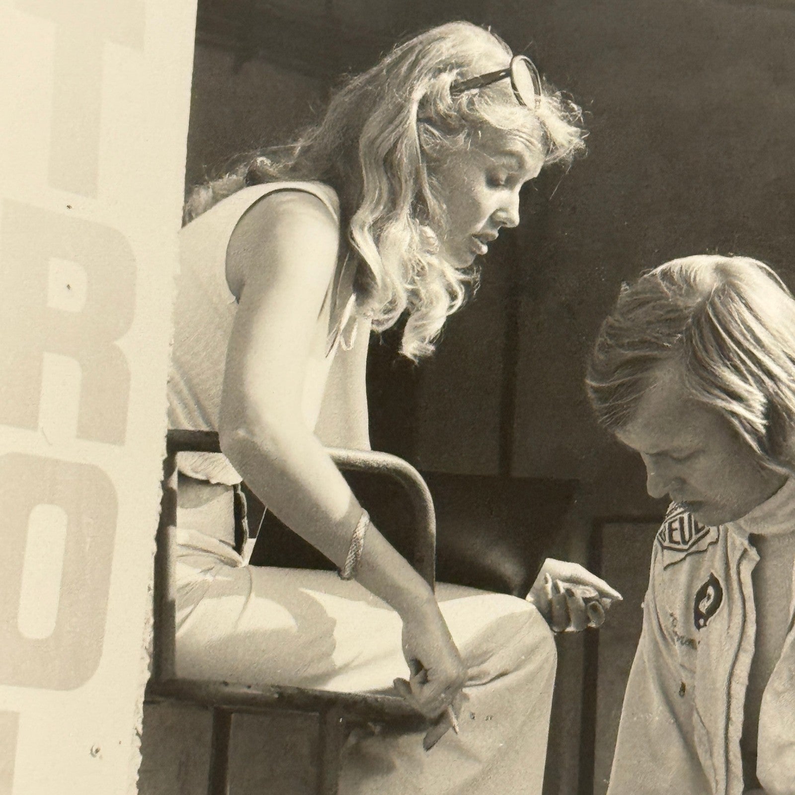 Vintage Racing Photo 1972 Italian Grand Prix Race Ronnie Peterson Wife Fran