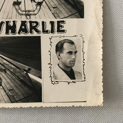 Circus Bicycle Balancing Acrobat Acrobatic Act Photo Photograph Vintage European