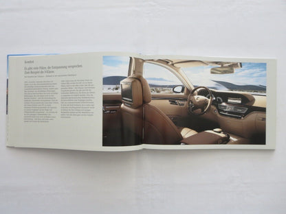 2005 Mercedes S Class Hardbound Sales Brochure Catalog GERMAN TEXT AMG 350 500