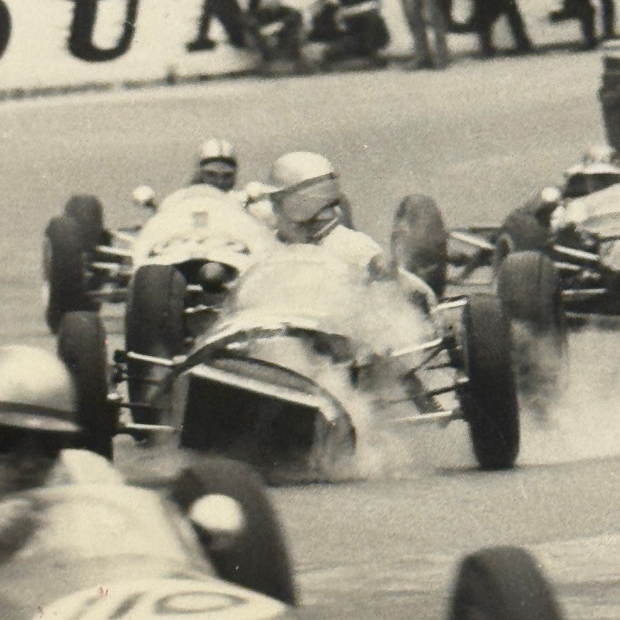 Vintage Racing Photo Crash Wreck Accident Motorsport Magazine UK Photograph