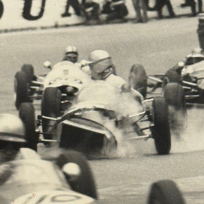 Vintage Racing Photo Crash Wreck Accident Motorsport Magazine UK Photograph