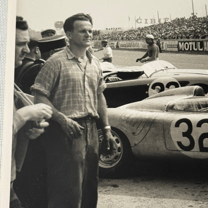 Porsche 718 RSK Racing Photo Photograph Print Vintage