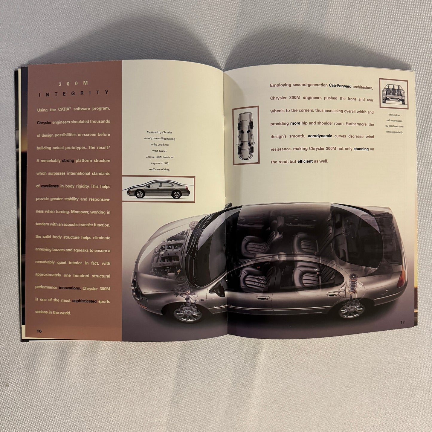 2000 Chrysler 300M Car Sales Brochure Catalog Advertising Chrysler 300 M