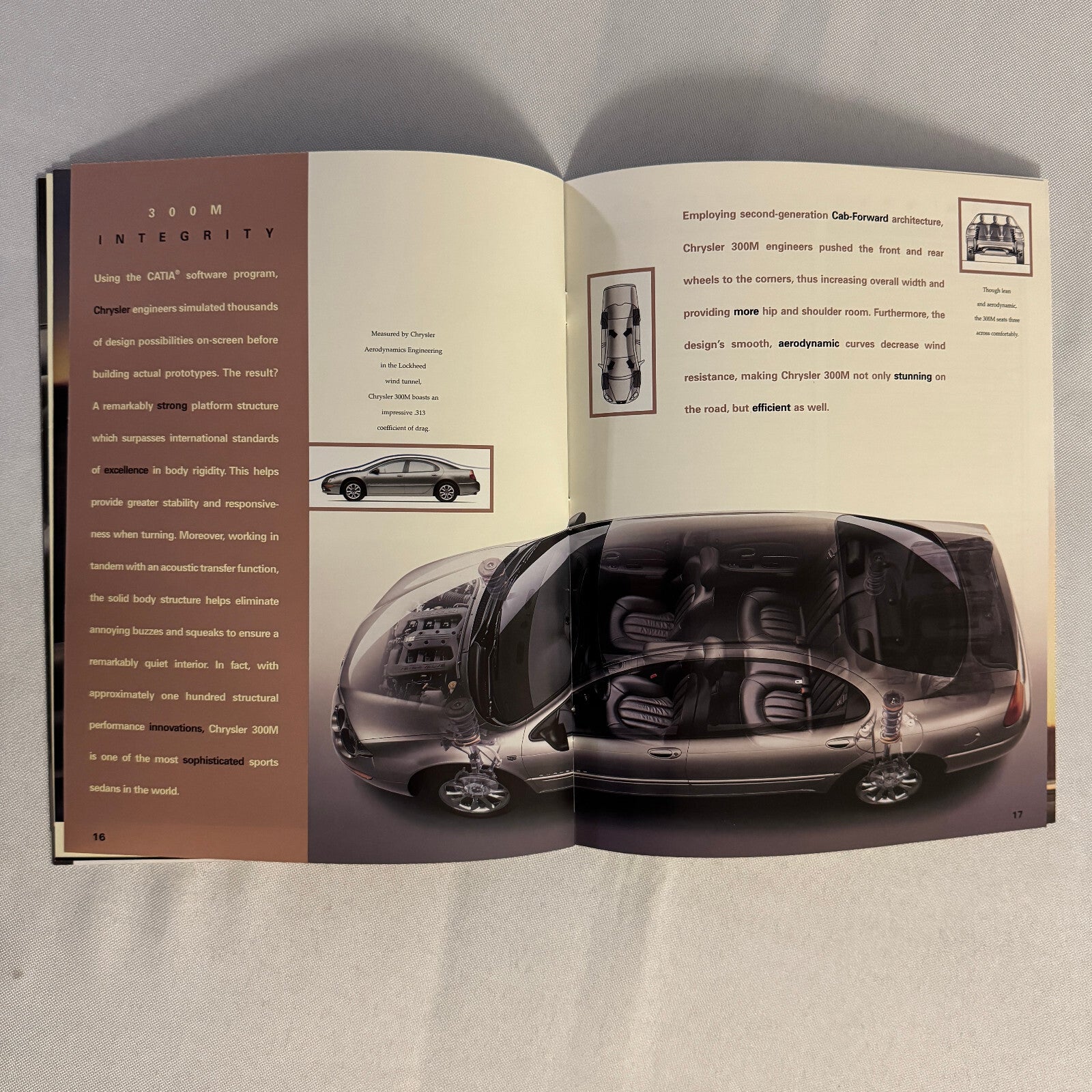 2000 Chrysler 300M Car Sales Brochure Catalog Advertising Chrysler 300 M