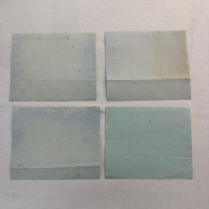 1908 Susquehanna Coal Company Invoice Receipt Document Lot 6x Erie Pennsylvania