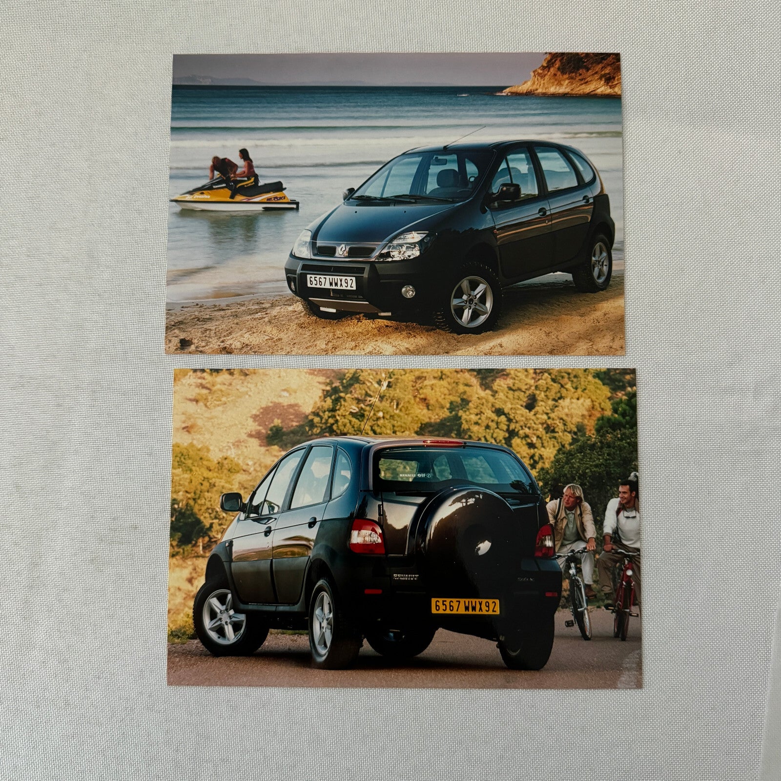 1999 Renault Scenic RX4 Car Press Kit Sales Brochure Photos