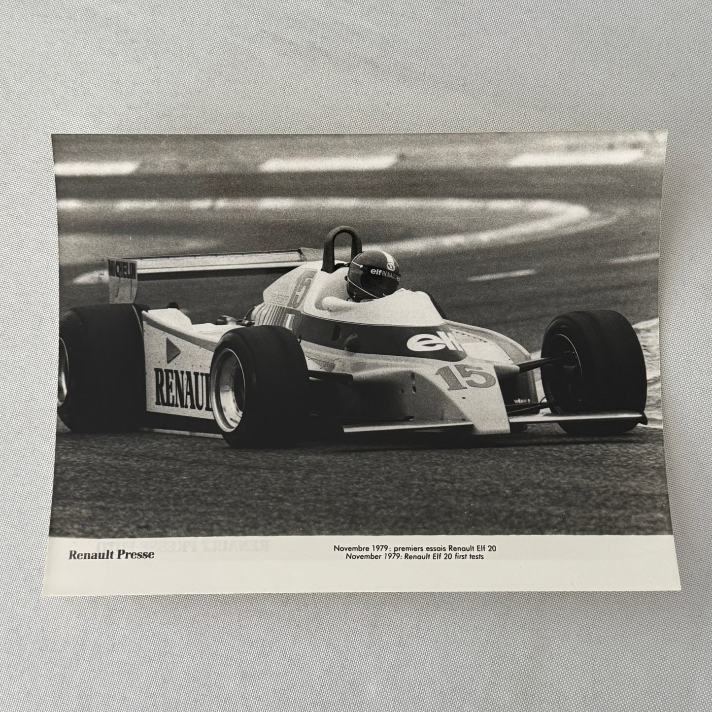 1980 Renault Press Kit Le Car Van Vagabund Renault ELF 20 Racing Car GERMAN
