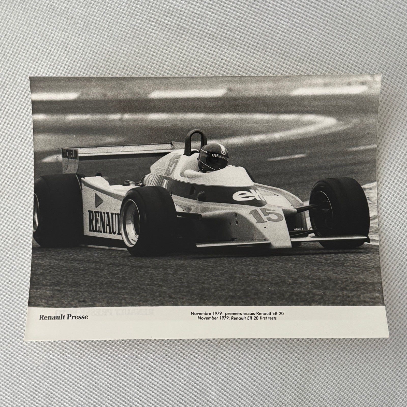 1980 Renault Press Kit Le Car Van Vagabund Renault ELF 20 Racing Car GERMAN