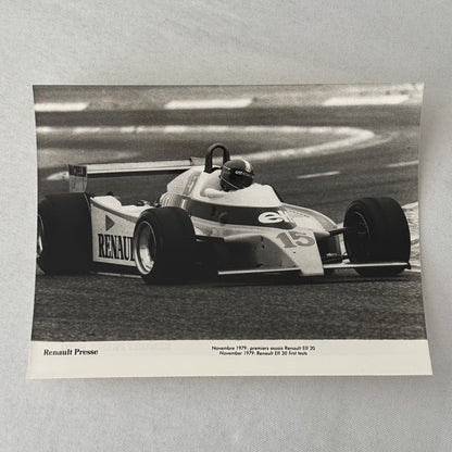1980 Renault Press Kit Le Car Van Vagabund Renault ELF 20 Racing Car GERMAN