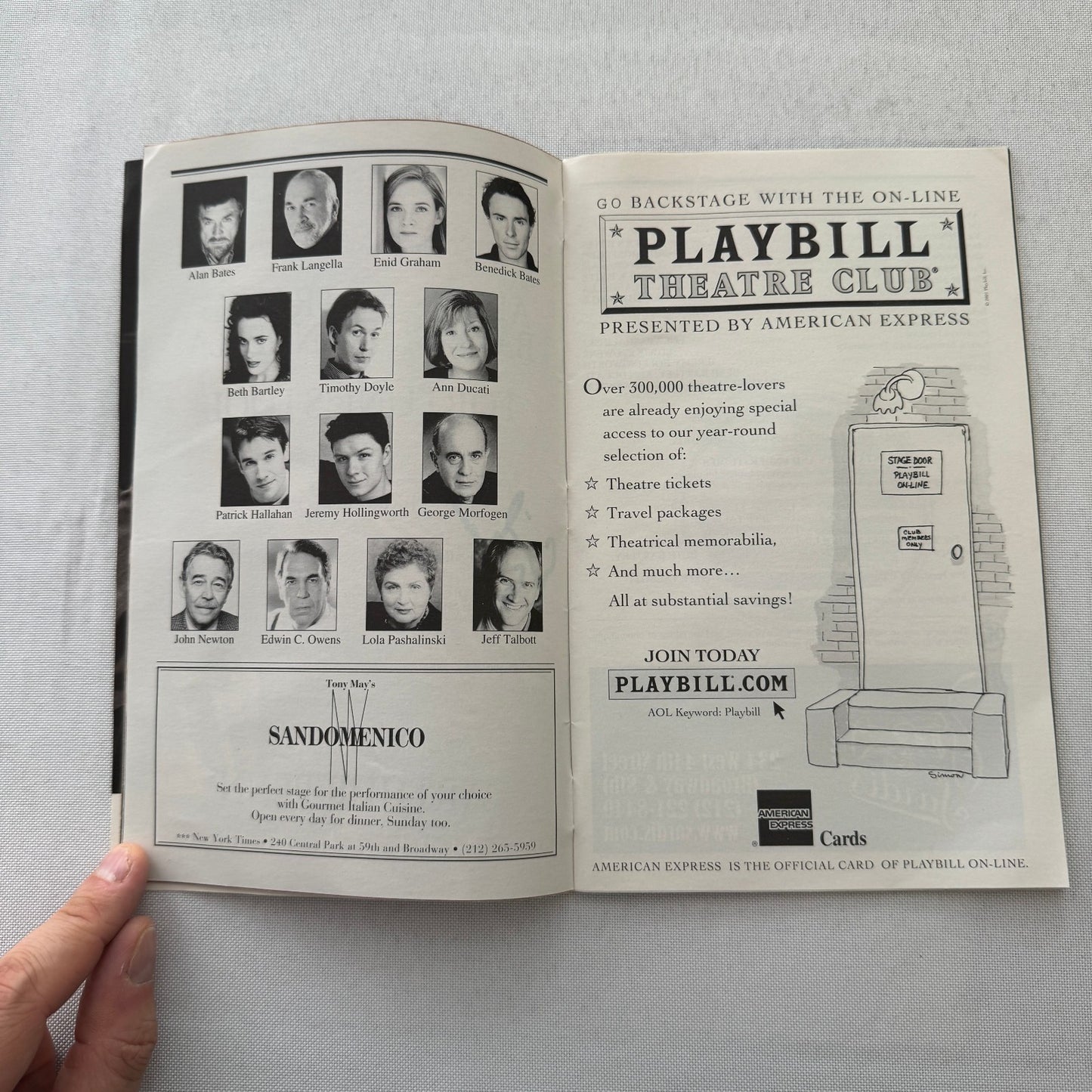 Fortune's Fool Cast Signed Theater Playbill Autographed Signature Alan Bates +