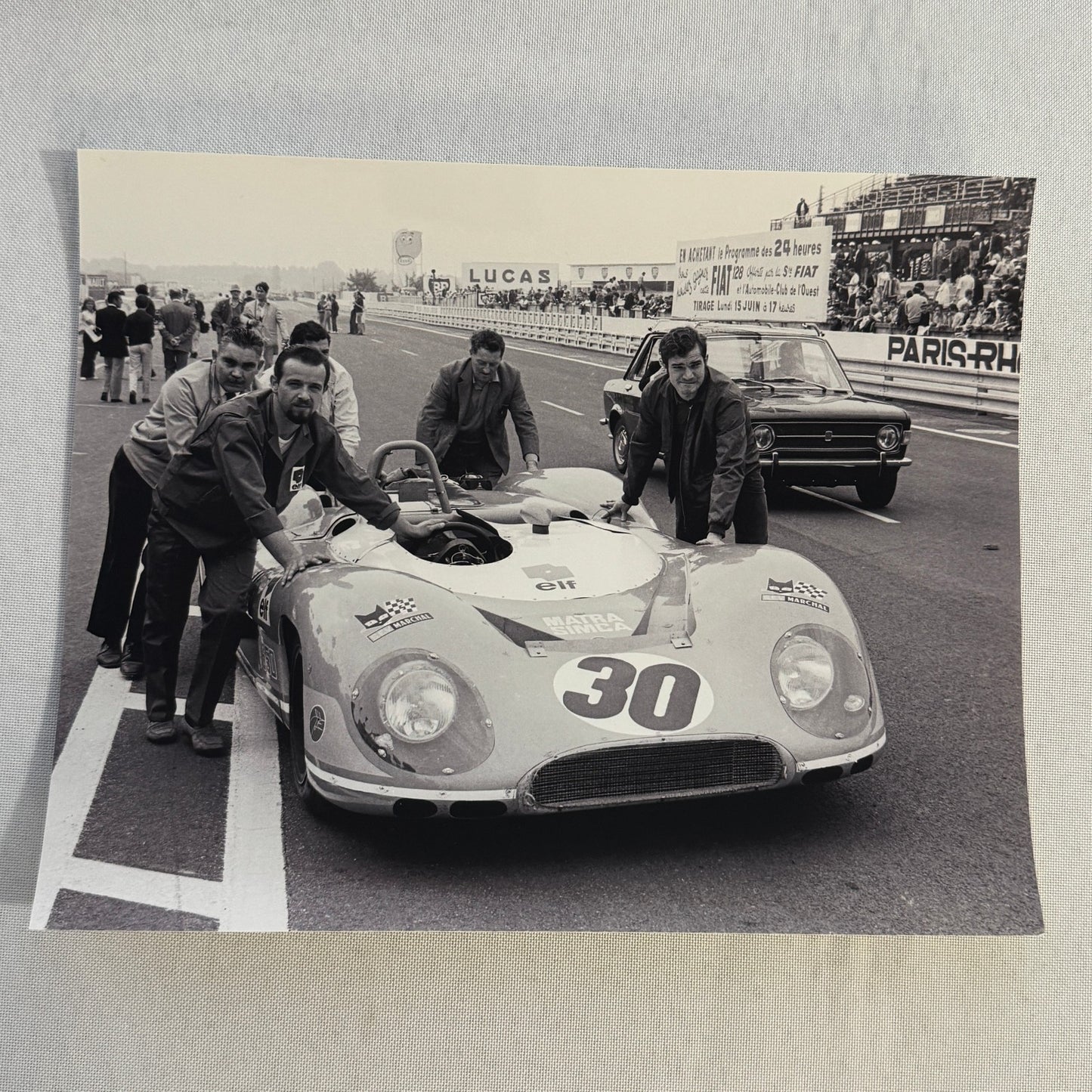 Matra Simca Racing Car Photograph Print Motorsport Race Fiat 128