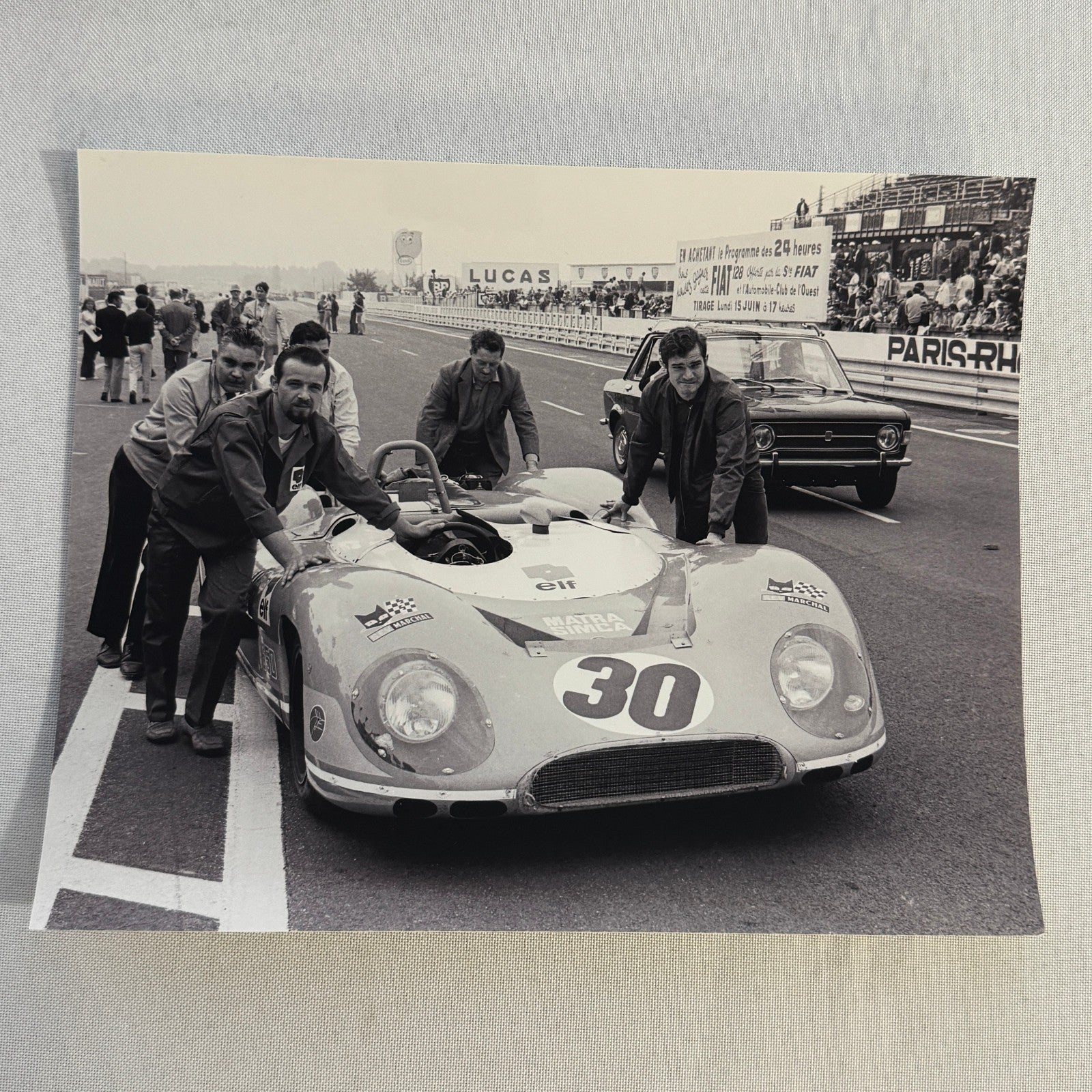 Matra Simca Racing Car Photograph Print Motorsport Race Fiat 128